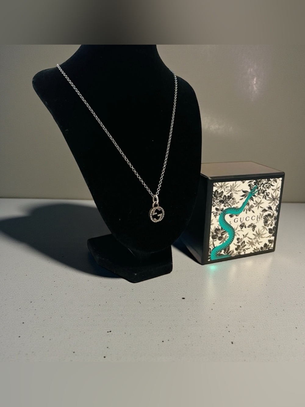 Gucci Interlocking G Arabesque 925 Silver Necklace - Picture 7 of 8